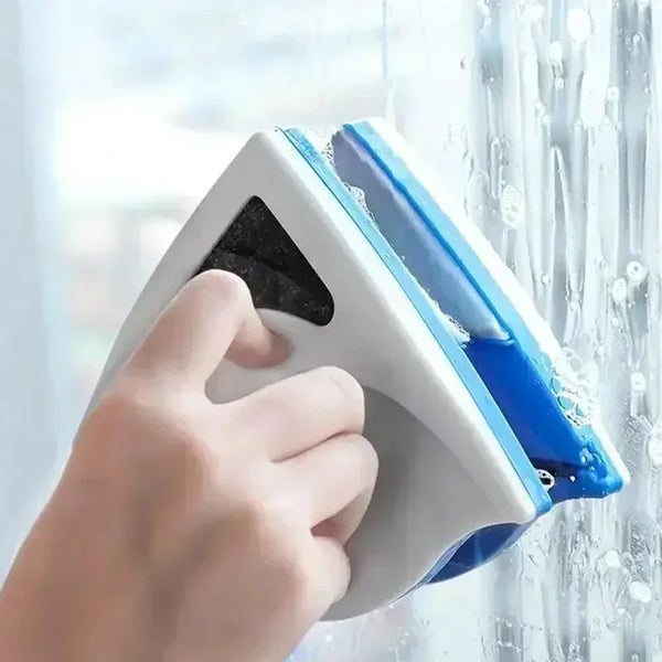 Powerful Magnetic Window Cleaner Dual Sided | Clean Windows From Inside | Safe for All Glass Types
