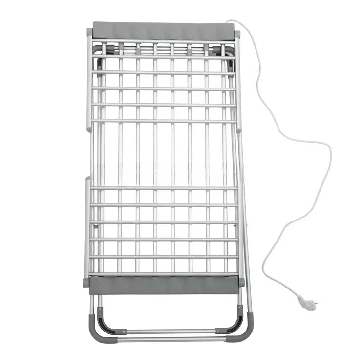 🛁 Freestanding Portable Lightweight Electric Heated Clothes & Towel Dryer with 18 Heating Rails