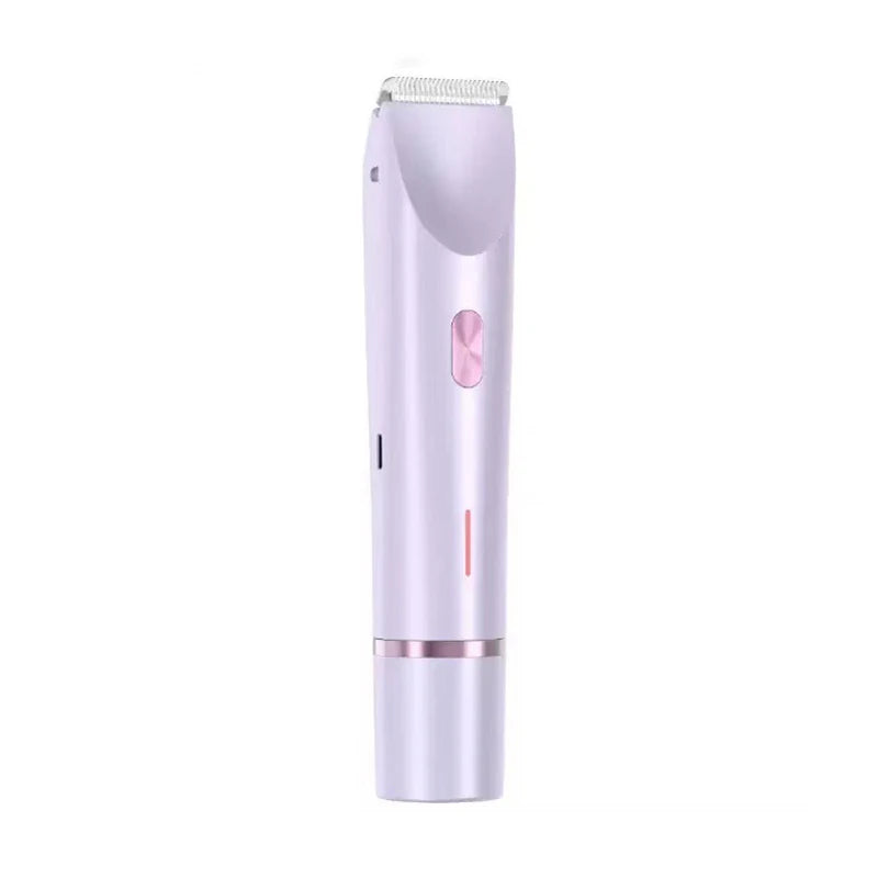 2-in-1 Women's Electric Razor & Bikini Trimmer – Painless Portable Epilator