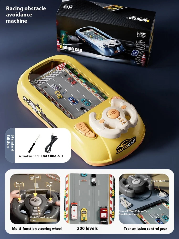 🏎️ PalmRace™ Handheld Racing Game Console