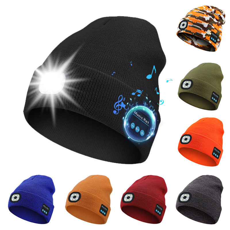 GlowTunes™ LED + Bluetooth Smart Beanie