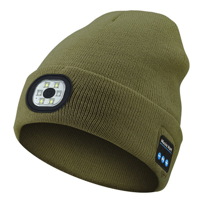 GlowTunes™ LED + Bluetooth Smart Beanie