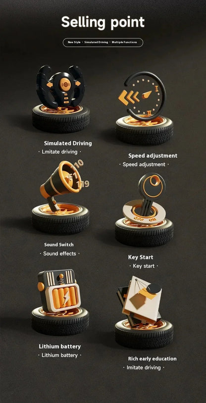 🏎️ PalmRace™ Handheld Racing Game Console