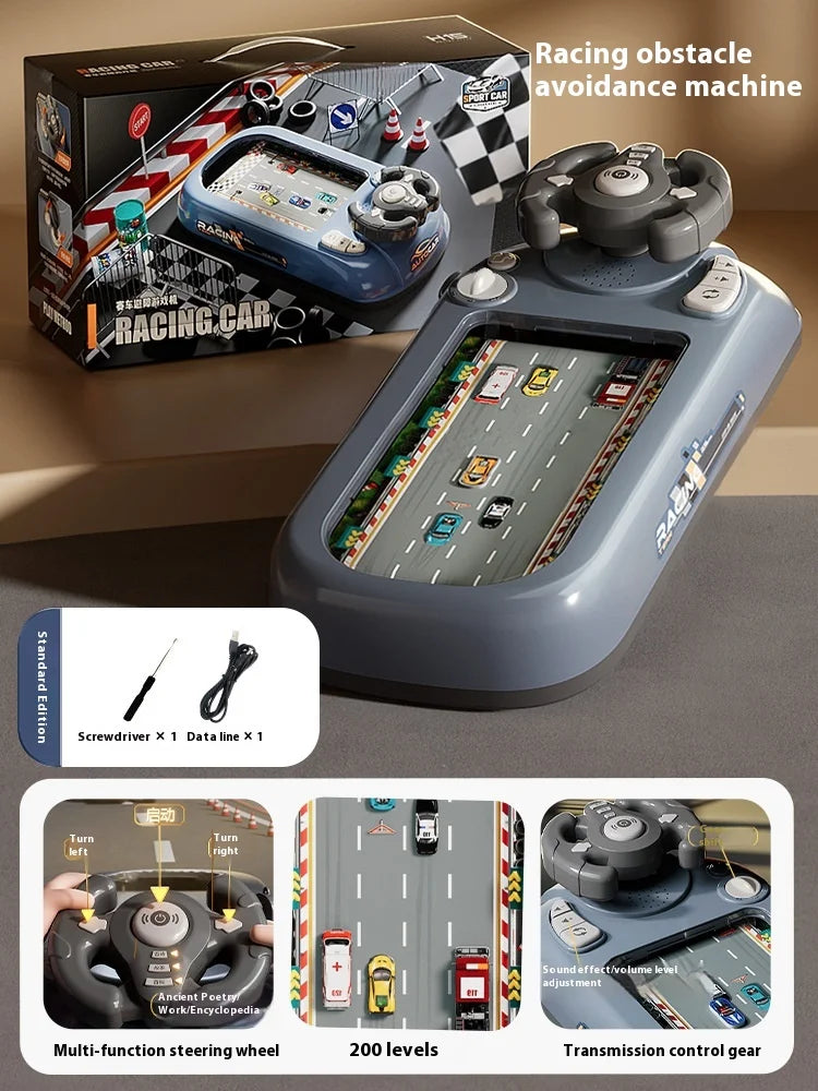 🏎️ PalmRace™ Handheld Racing Game Console