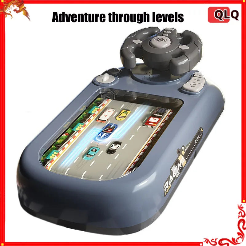 🏎️ PalmRace™ Handheld Racing Game Console