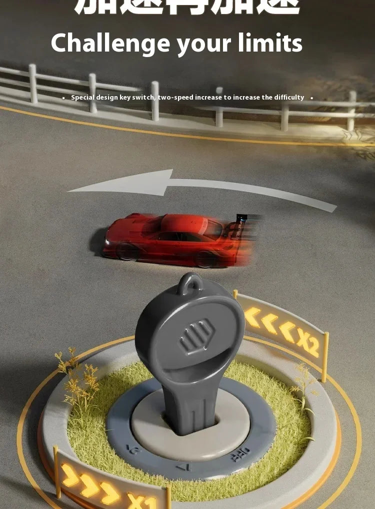 🏎️ PalmRace™ Handheld Racing Game Console