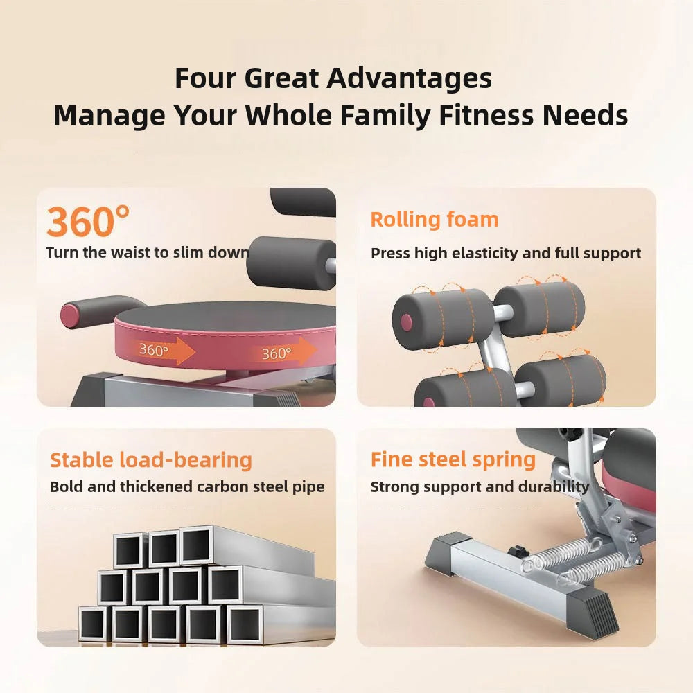 Portable Sit-Up & Ab Crunch Machine