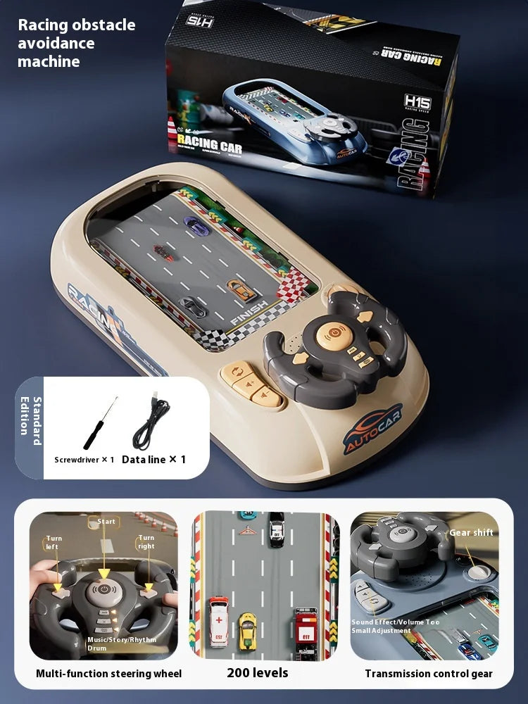 🏎️ PalmRace™ Handheld Racing Game Console