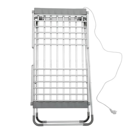 🛁 Freestanding Portable Lightweight Electric Heated Clothes & Towel Dryer with 18 Heating Rails