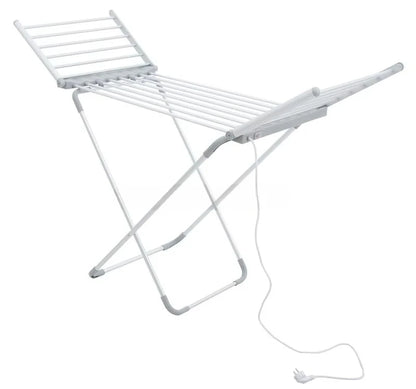 🛁 Freestanding Portable Lightweight Electric Heated Clothes & Towel Dryer with 18 Heating Rails
