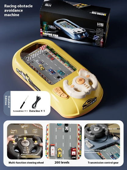 🏎️ PalmRace™ Handheld Racing Game Console