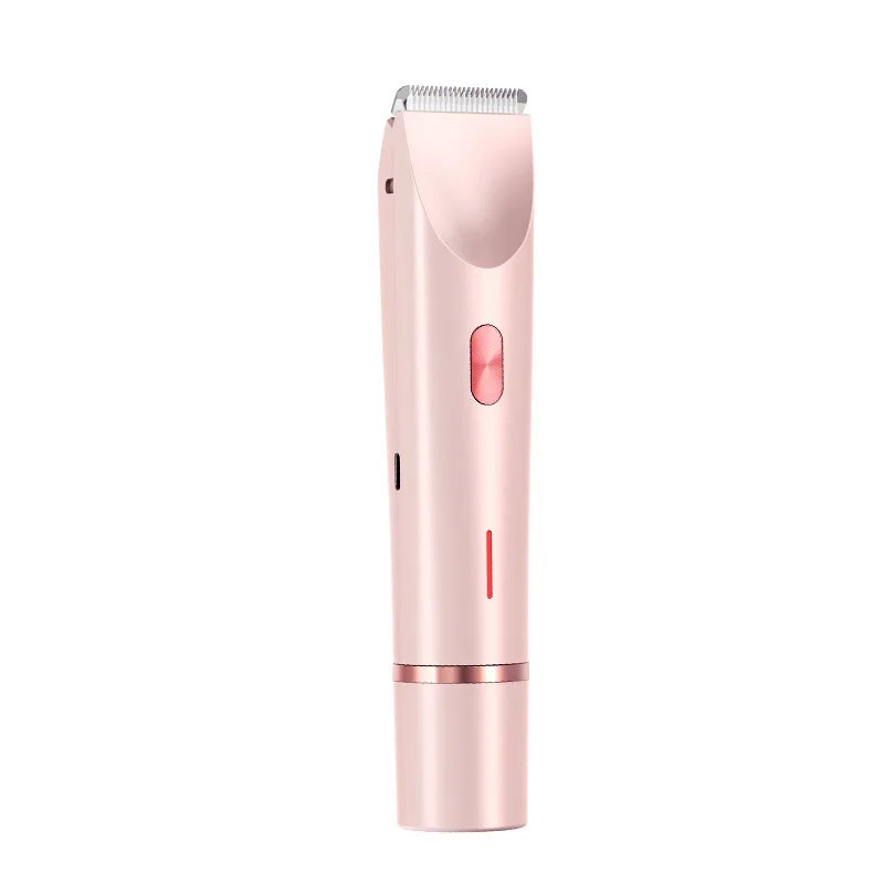 2-in-1 Women's Electric Razor & Bikini Trimmer – Painless Portable Epilator