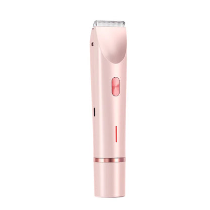 2-in-1 Women's Electric Razor & Bikini Trimmer – Painless Portable Epilator