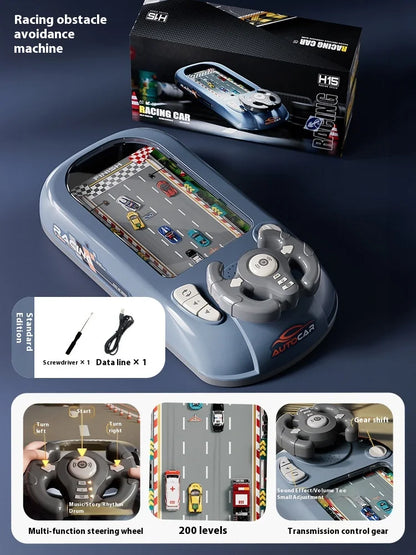 🏎️ PalmRace™ Handheld Racing Game Console
